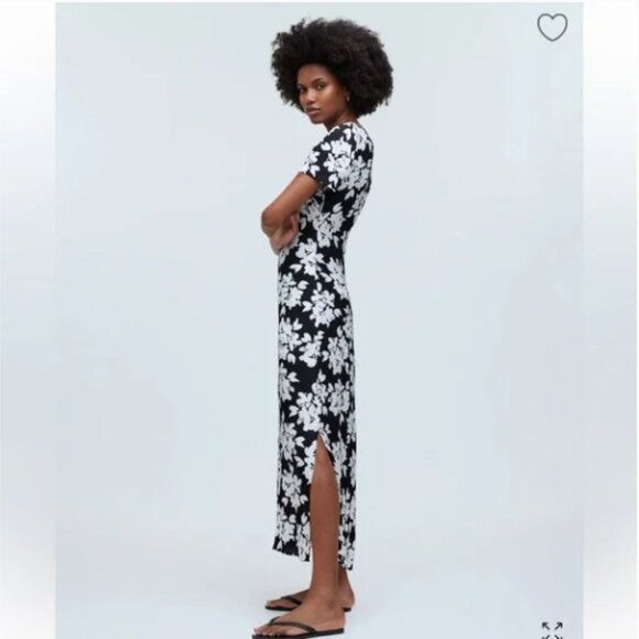 Madewell Floral Midi Dress - Picture 3 of 12